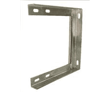 Large Wall Bracket 8 inch standoff Galvanised