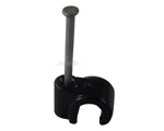 Black Cable Clip 7mm