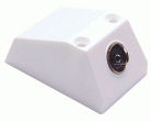 Standard Plastic Coax Surface Wall Socket